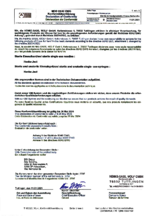 (DE, EN & FR) Luer cannula 16 G x 1