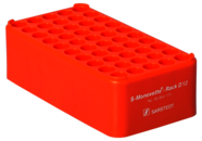 Block Rack D12, Ø orifice : 12 mm, 5 x 10, orange
